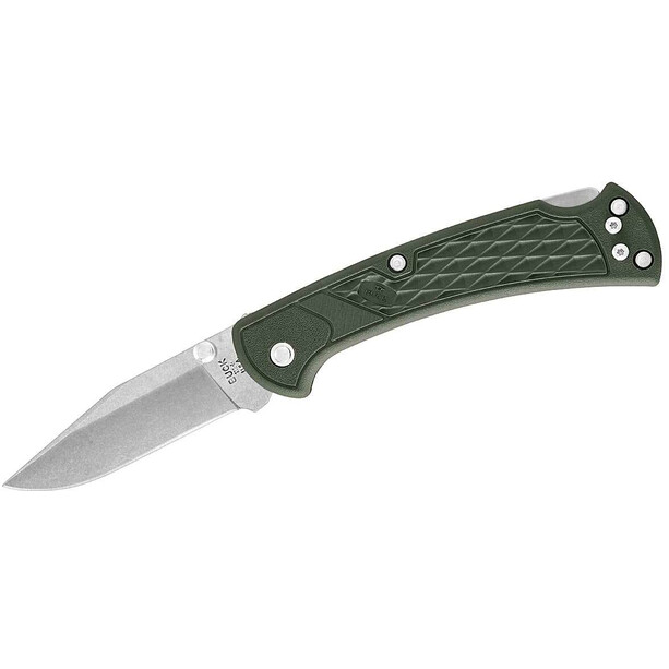 Buck Knives 112 Slim Select EHM Couteau, vert/argent