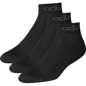 Odlo Active Short Socks 3 Pack, noir noir