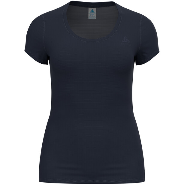 Odlo Active F-Dry Light Eco Crew Neck T-shirt Dames, blauw