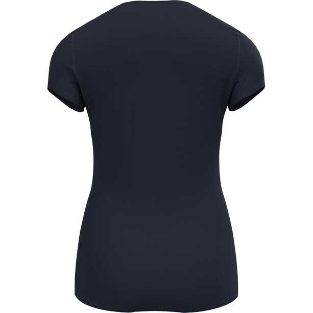 Odlo Active F-Dry Light Eco Rundhals Kurzarm Shirt Damen blau