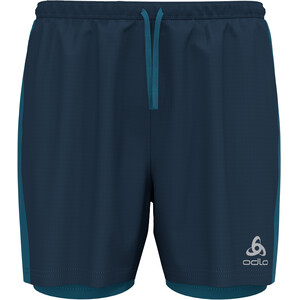 Odlo Essential 2-in-1 Shorts 5" Herren blau