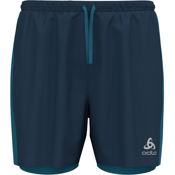 Odlo Essential 2in1 Shorts 5" Heren, blauw