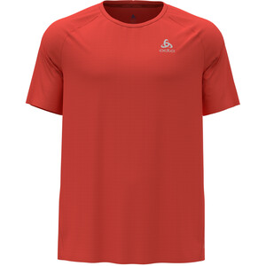 Odlo Essential Chill-Tec Crew Neck T-shirt Heren, rood rood