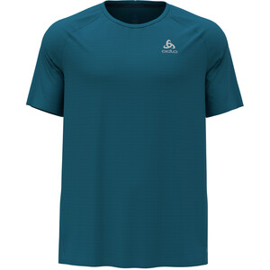 Odlo Essential Chill-Tec Rundhals Kurzarm T-Shirt Herren blau blau
