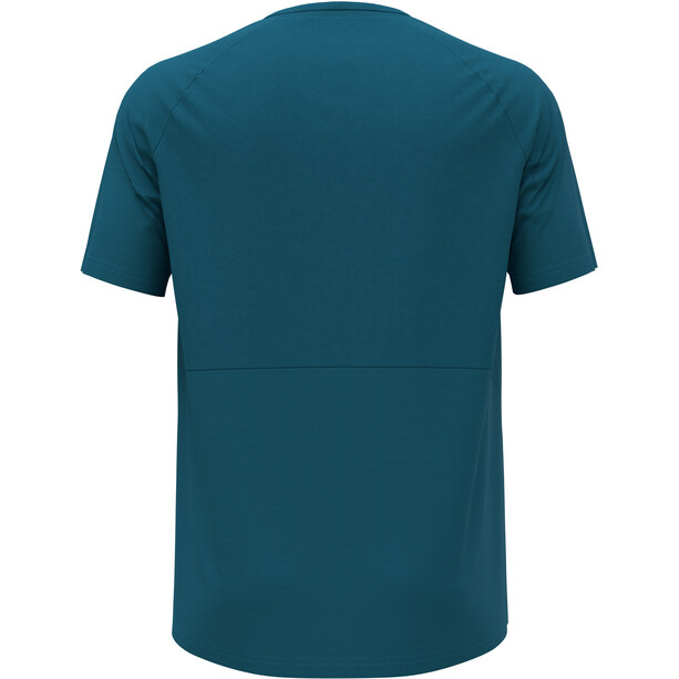 Odlo Essential Chill-Tec Rundhals Kurzarm T-Shirt Herren blau