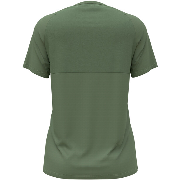 Odlo Essential Chill-Tec Rundhals Kurzarm T-Shirt Damen grün