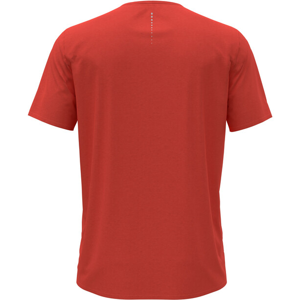 Odlo Zeroweight Chill-Tec Crew Neck T-shirt Heren, rood