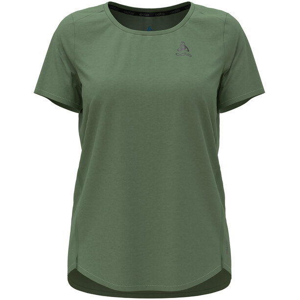 Odlo Zeroweight Chill-Tec Crew Neck T-shirt Dames, groen