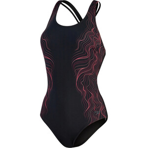 speedo Shaping Calypso Printed Swimsuit Women, zwart