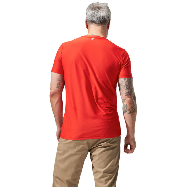 Berghaus 24/7 Tech Base T-shirt col ras-du-cou à manches courtes Homme, rouge