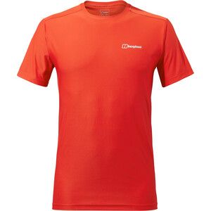 Berghaus 24/7 Tech Base T-shirt col ras-du-cou à manches courtes Homme, rouge rouge