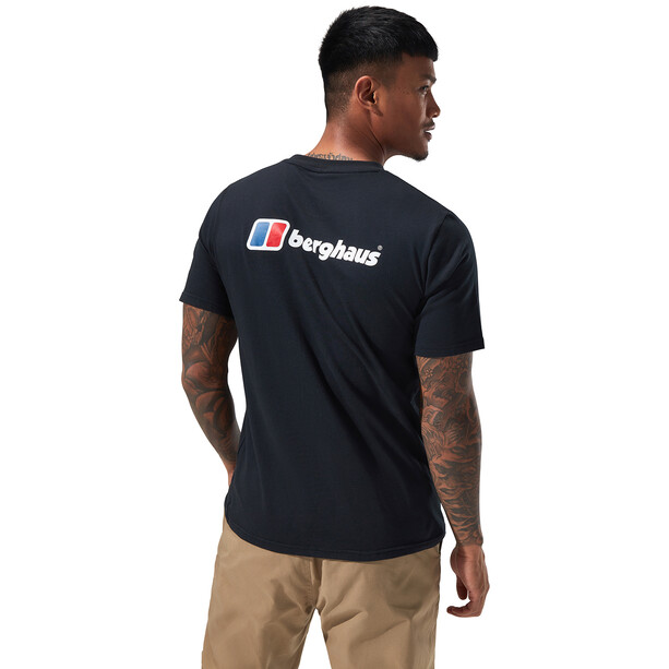 Berghaus Organic Front & Back Logo T-Shirt Men, noir