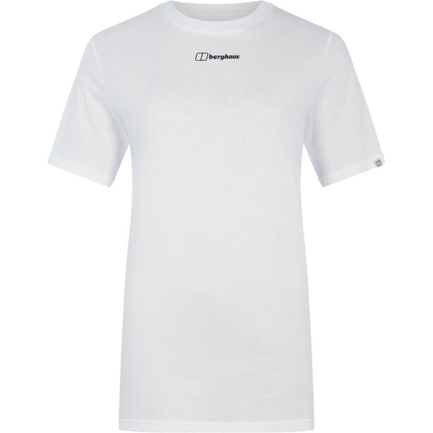 Berghaus Boyfriend Buttermere Camiseta SS Mujer, blanco