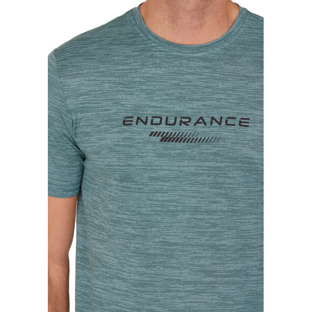 Endurance Portofino Camiseta Performance SS Hombre, verde