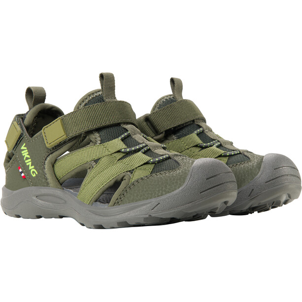 Viking Footwear Adventure Sandals Kids hunting green/khaki