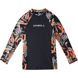 O'Neill Printed LS piel Niñas, negro/Multicolor negro/Multicolor
