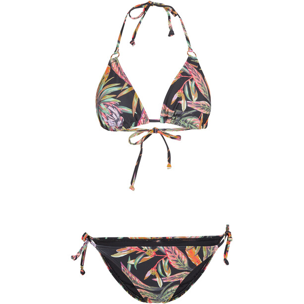 O'Neill Capri - Bondey Conjunto de bikini Mujer, Multicolor/negro