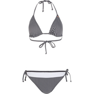 O'Neill Capri Bondey Bikini Dames, zwart/wit zwart/wit