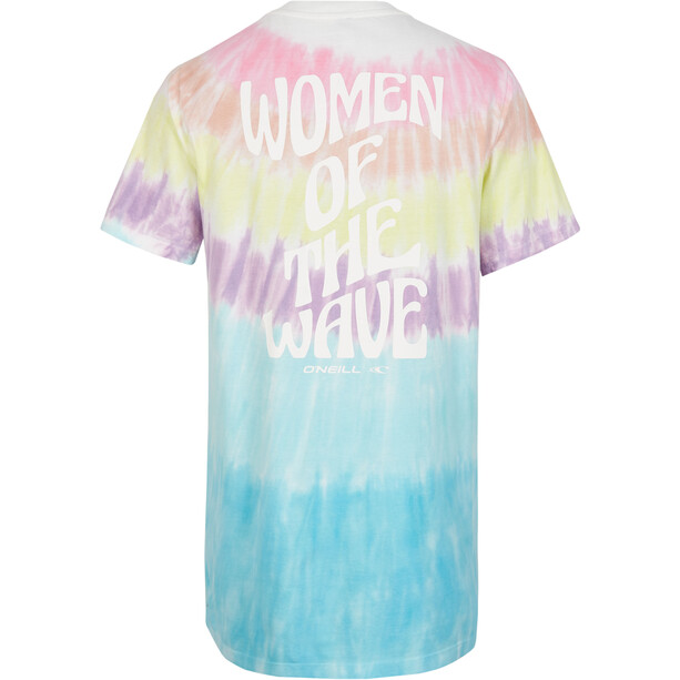 O'Neill Wow Vestido de camiseta Mujer, azul/Multicolor