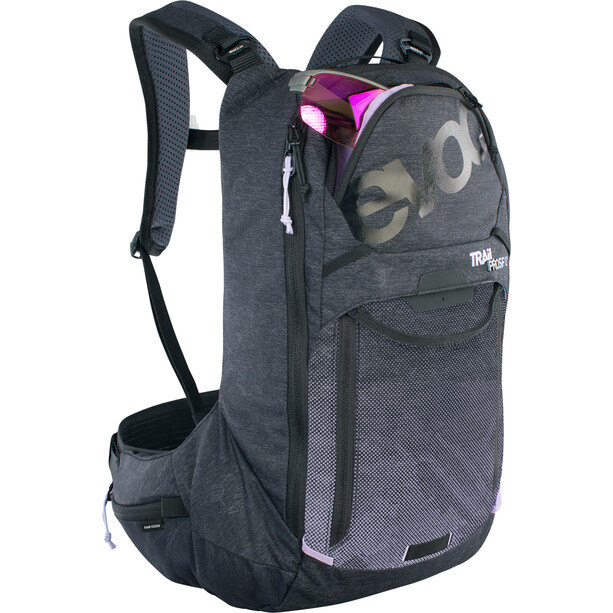EVOC Trail Pro SF 12 Plecak Protector, czarny/szary