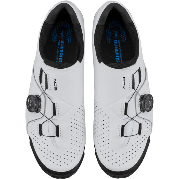 Shimano SH-XC3 Zapatillas Ciclismo Ancho, blanco