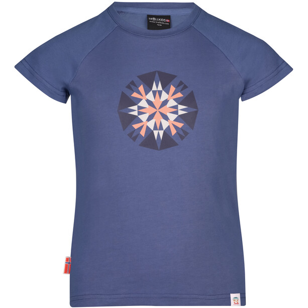 TROLLKIDS Senja T-Shirt Enfant, bleu