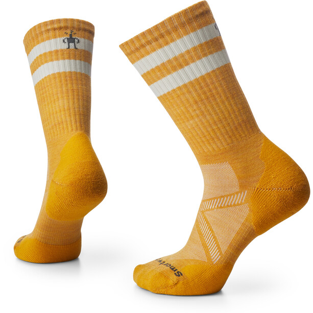 Smartwool Athletic Stripe crew-sokker, guld