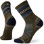 Smartwool Hike Light Cushion Spiked Stripe Chaussettes Mi-Hautes Homme, olive