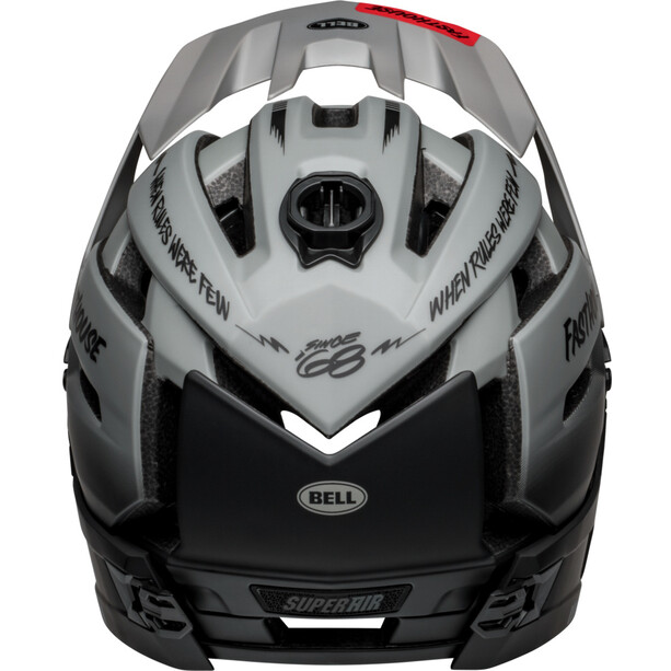 Bell Super Air R MIPS Helm grau/schwarz