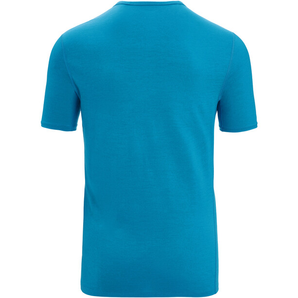 Icebreaker 200 Oasis Crew Top T-shirt Heren, blauw