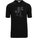Icebreaker Tech Lite II Giant Ferns T-shirt Heren, zwart