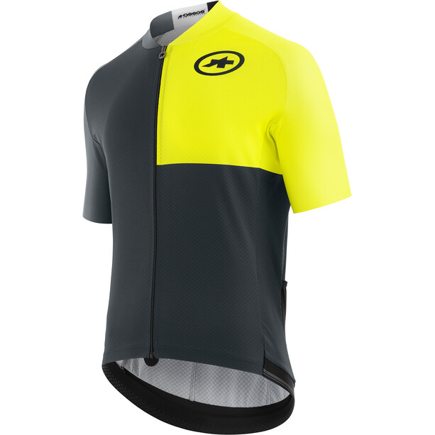 ASSOS Mille GT C2 Evo Stahlstern SS Jersey Hombre, negro/amarillo