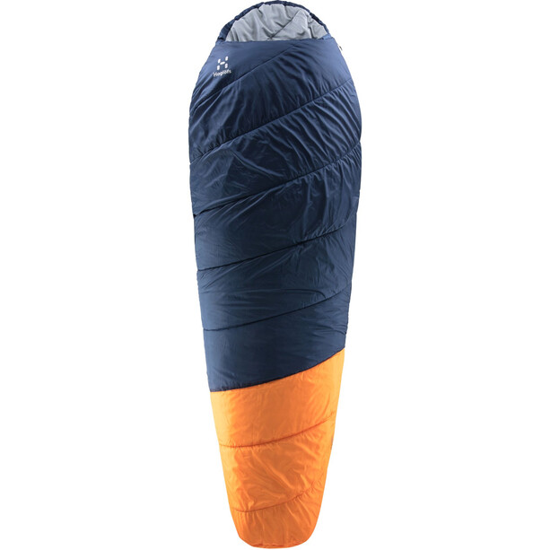 Haglöfs Spacelite +7 Śpiwór 190cm, niebieski/pomarańczowy