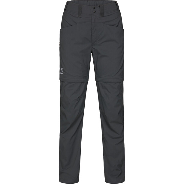 Haglöfs Lite Standard Zip-Off Pants Women, gris