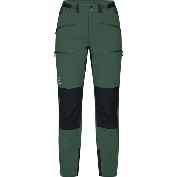Haglöfs Rugged Standard Pantalon Femme, vert/noir