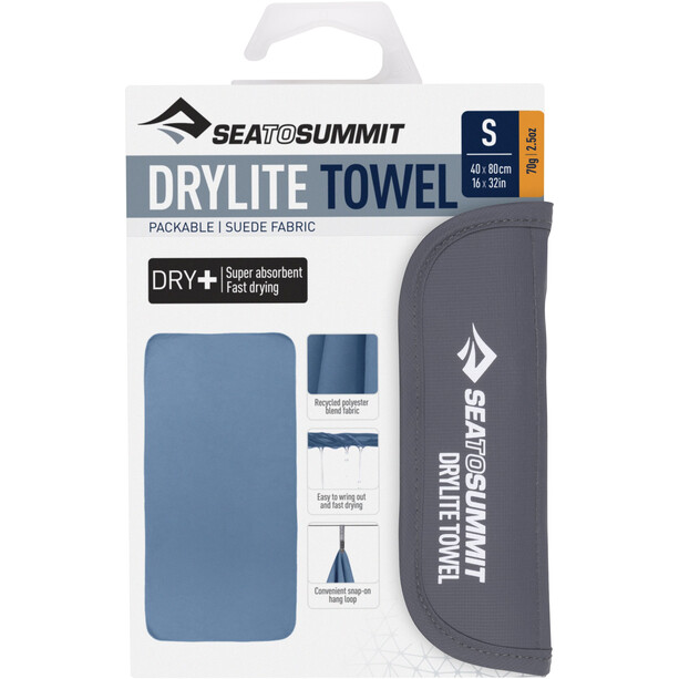 Sea to Summit Drylite Håndklæde S, blå
