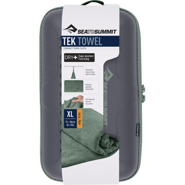 Sea to Summit Tek Ręcznik XL, oliwkowy