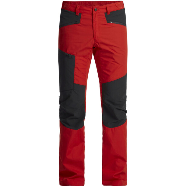 Lundhags Makke Light Pantalones Hombre, rojo/gris