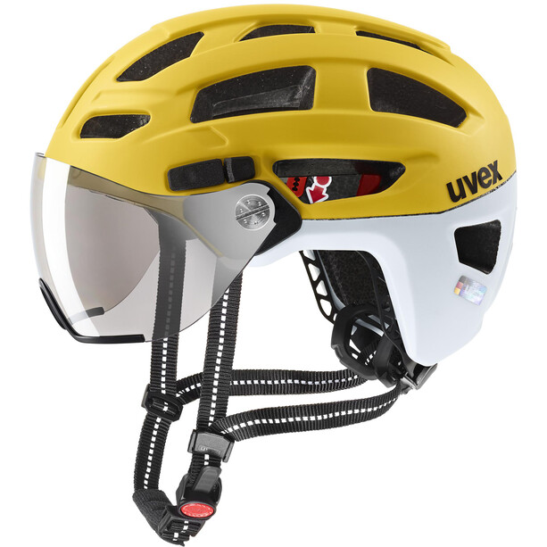 UVEX Finale Visor Helm gelb/weiß