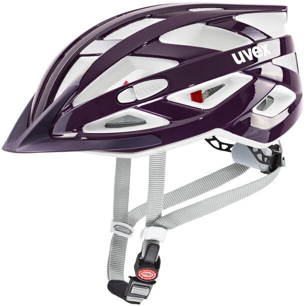 UVEX I-VO 3D Fietshelm, violet/wit