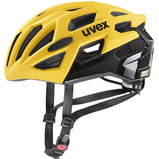 UVEX Race 7 Casco, giallo/nero