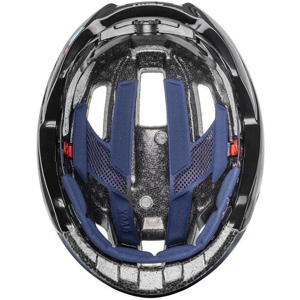 UVEX Rise CC Helm, blauw/zwart