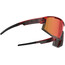 Bliz Fusion Glasses transparent red/brown with red multi