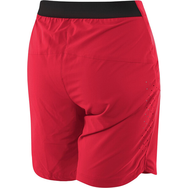 Löffler Aeria-E ASSL Pantaloncini da Ciclismo Donna, rosso