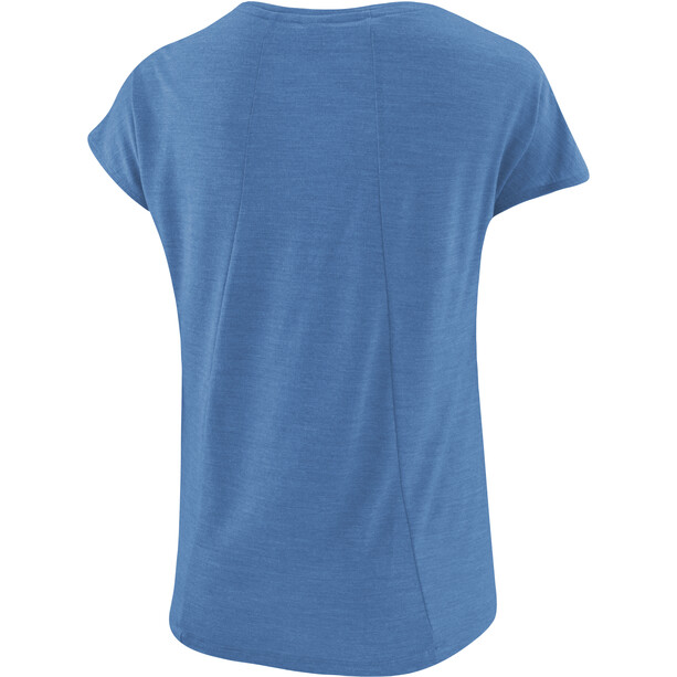 Löffler Merino-Tencel Loose Shirt Women, blauw