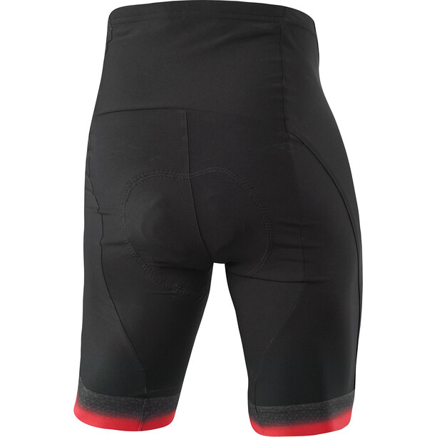 Löffler Hotbond Pantaloni da ciclismo Uomo, nero/rosso
