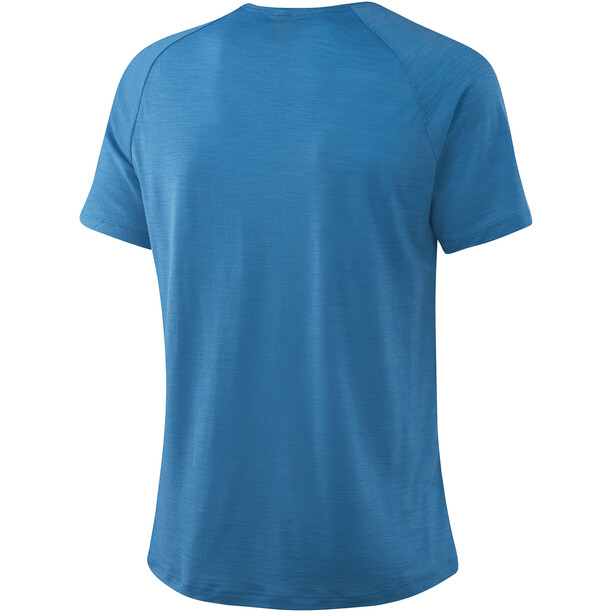 Löffler LIG Merino-Tencel CF Shirt mit Aufdruck Herren blau