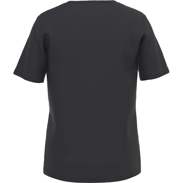 Löffler Merino-Tencel Camiseta BTT Estampada Hombre, negro