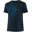 Löffler Merino-Tencel MTB Shirt mit Aufdruck Herren blau