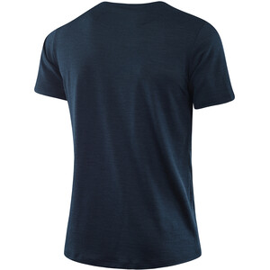 Löffler Merino-Tencel MTB Shirt mit Aufdruck Herren blau blau